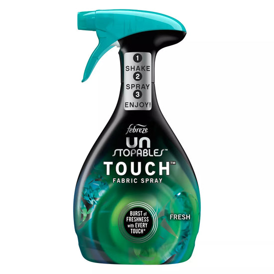 Febreze Unstopables Touch Fabric Spray and Odor Eliminator, Fresh, 27 oz