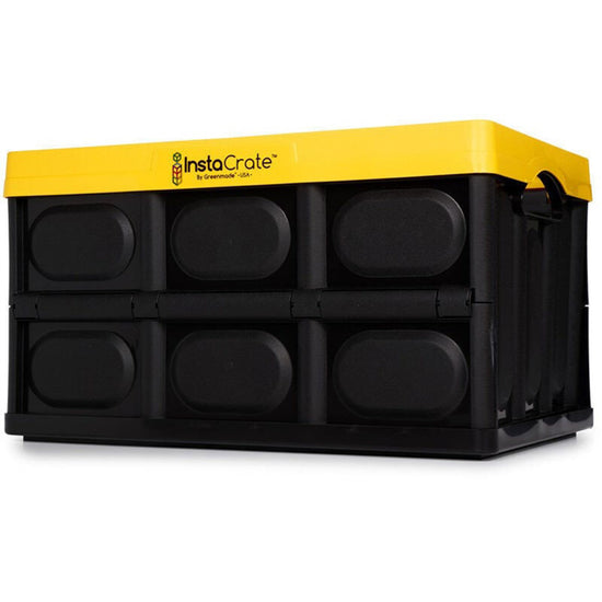 InstaCrate Collapsible Car Storage Container 46 Litre - Yellow