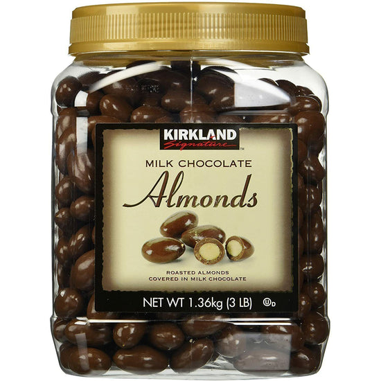 Kirkland Signature Roasted Almonds Nuts Covered with Milk Sweet Chocolate 1.36k