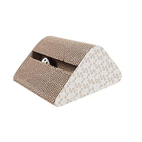 LE YOU PET Cat Scratching Boards of Various Shapes with Free Catnip (Triangle B)