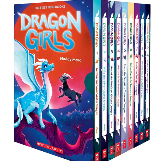 Dragon Girls Books 1-9 Box Set by Maddy Mara (Paperback)