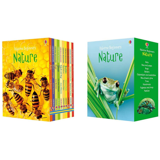 Usborne Beginners Nature 10 Books Box Set Collection - Hardcover