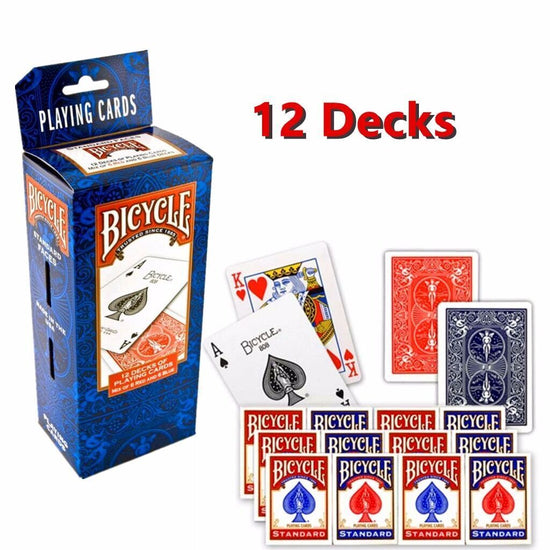Bicycle US Standard Playing Cards Game Card Sealed Poker Made In USA - 12 Decks