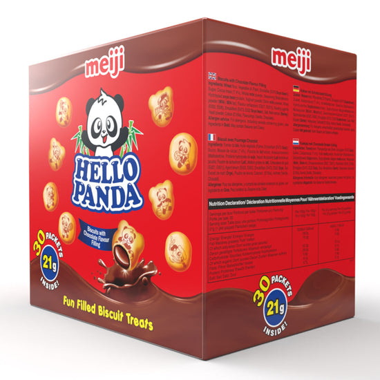 MEIJI Hello Panda Chocolate Biscuits Filling 21g x 30 pack