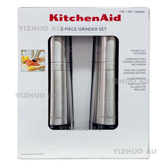 KitchenAid 2-Piece Grinder Set Corrosion-Free Fine and Coarse Grinding Setting