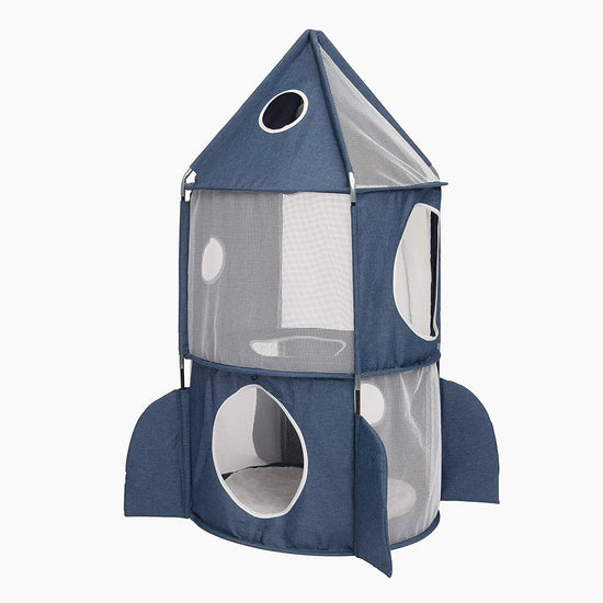 Catit Vesper Rocket Cat Tower Blue