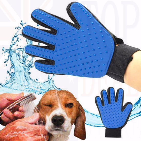 Cleaning Brush Magic Glove Pet Dog Cat Massage Hair Removal Grooming