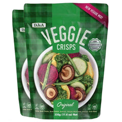 DJ&A Veggie Crisps New Chips Mixed Vegetables - 2 Pack x 330g