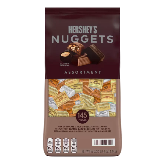 Hershey's Nuggets Assortment 145 PCS 56 OZ 1.47 kg Made in USA