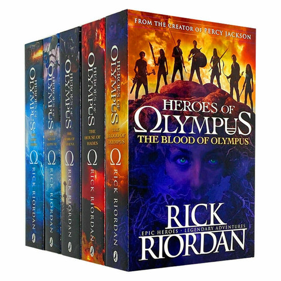 Heroes of Olympus Complete Collection (5 book slipcase) Paperback by Rick Riord