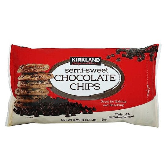Kirkland Signature Semi-Sweet Chocolate Chips 2040 g Brown