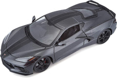 Maisto 1:18 2020 Chevrolet Corvette Stingray Coupe (High Wing) 1/18 Scale - Black
