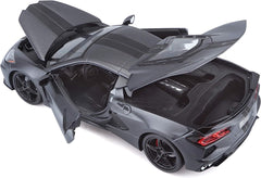 Maisto 1:18 2020 Chevrolet Corvette Stingray Coupe (High Wing) 1/18 Scale - Black