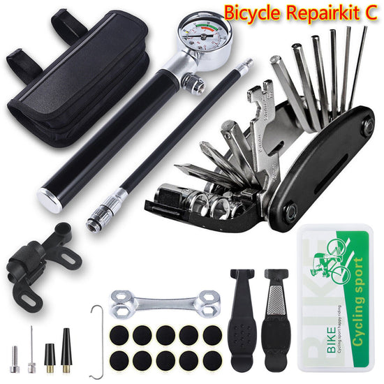 Multi-purpose Portable Bundling Bicycle Bike Repair Tools KIT Repairkit - C