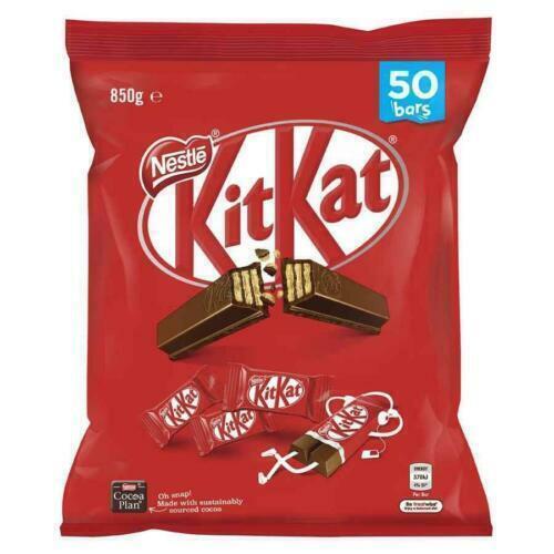Nestle Kit Kat Chocolate, 850g Original Nestle KitKat 850g Bag Chocolate Bar