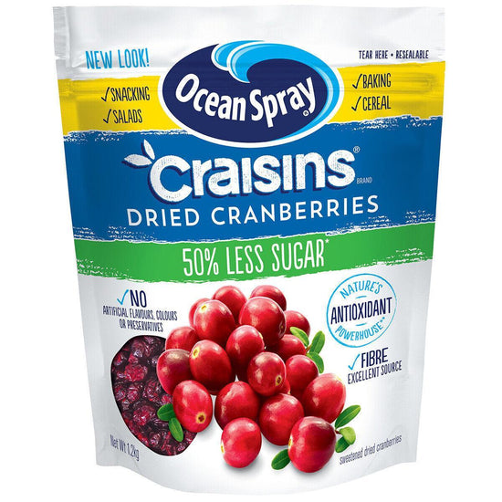 Ocean Spray Craisins Whole Dried Cranberries Original Fruit Juicy Non GMO 1.36Kg