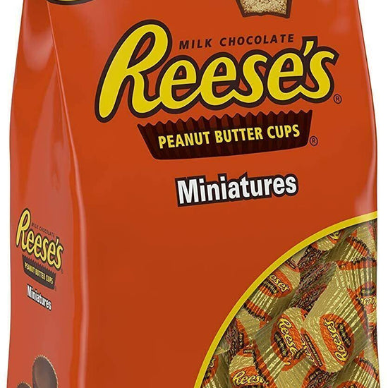 Reese&#039;s Milk Chocolate Peanut Butter Cups Miniatures 1.58kg Bulk Bag