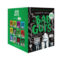 The Bad Guys EPISODES 1-12 Books Box Gift Set - by Aaron Blabey