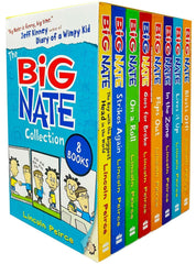 The Big Nate Collection 8 Books Set Slipcase Kids Library By Lincoln Peirce!
