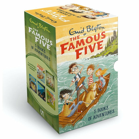 The Famous Five Top 5 Books Of Exciting Adventures by Enid Blyton