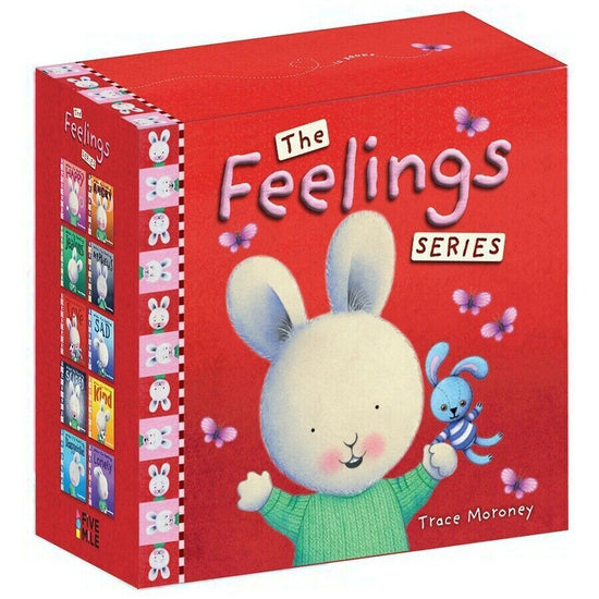 The Feelings Series 10 Books Slipcase Book Set by Trace Moroney