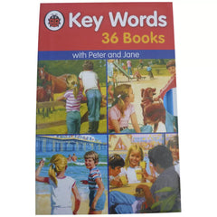 The Ladybird KEY WORDS with Peter and Jane 36 Books Hard Cover Gift Box Set